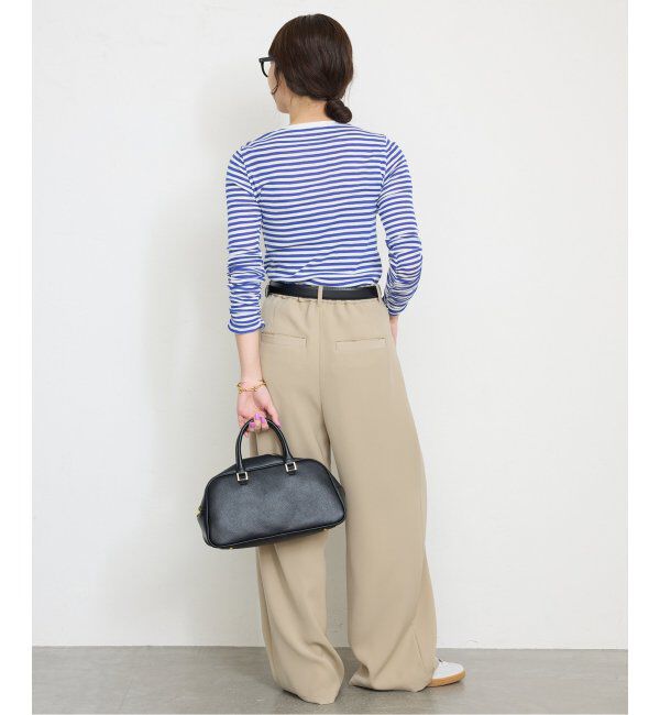 SLOBE IENA「《追加》フライスガーゼシャーリングロンTEE」|Tシャツ・カットソー|