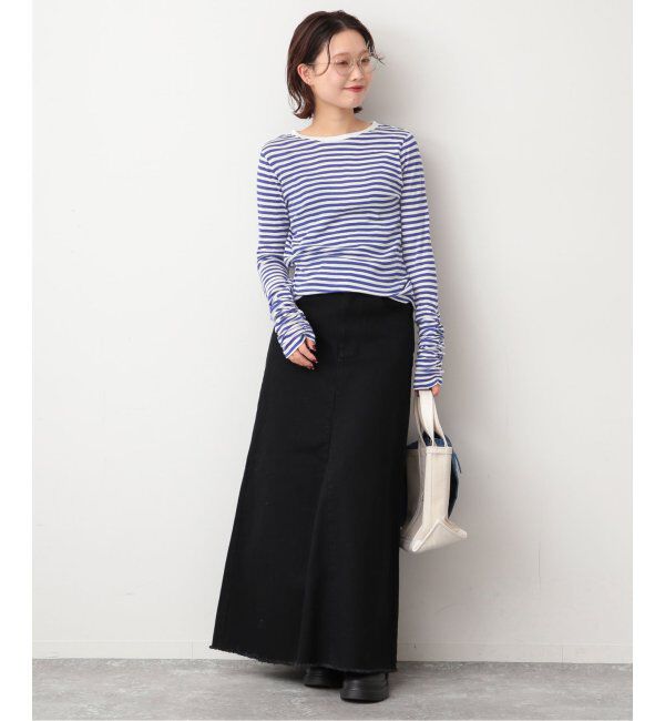 SLOBE IENA「《追加》フライスガーゼシャーリングロンTEE」|Tシャツ・カットソー|