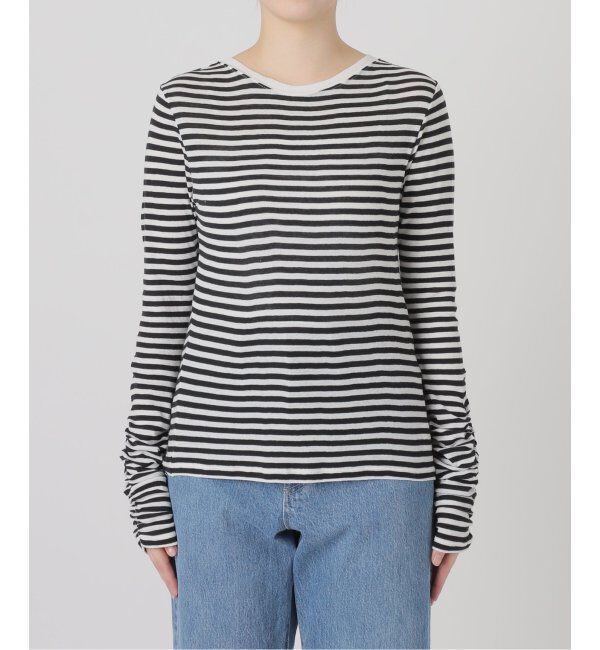 SLOBE IENA「《追加》フライスガーゼシャーリングロンTEE」|Tシャツ・カットソー|