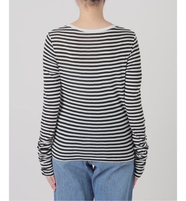 SLOBE IENA「《追加》フライスガーゼシャーリングロンTEE」|Tシャツ・カットソー|