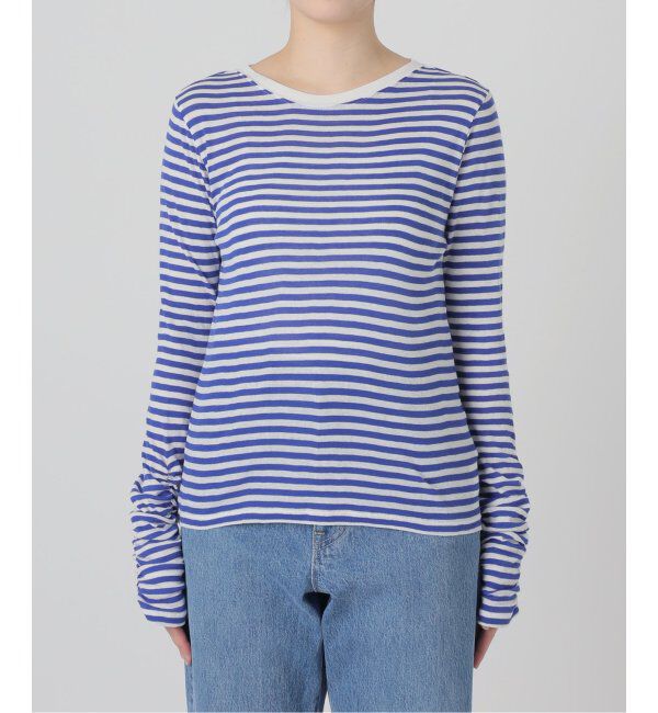 SLOBE IENA「《追加》フライスガーゼシャーリングロンTEE」|Tシャツ・カットソー|