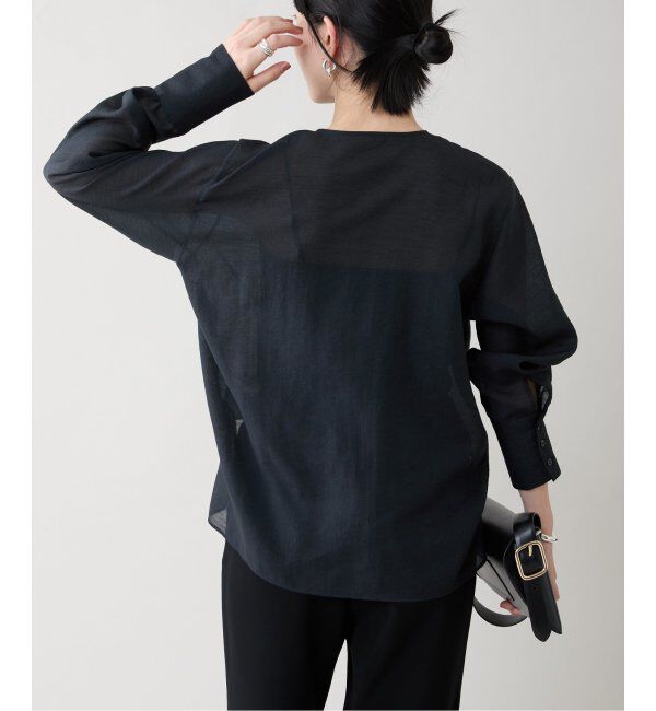 VERMEIL par iena「《WEB限定/追加2》シアーブラウス」|シャツ・ブラウス|