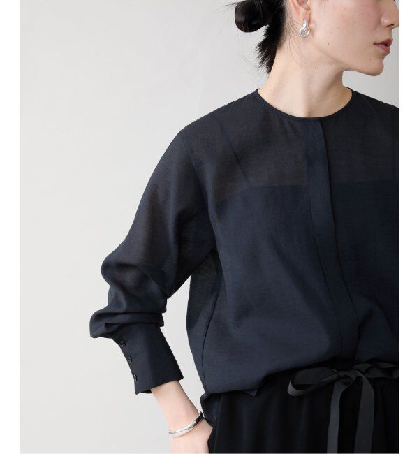 VERMEIL par iena「《WEB限定/追加2》シアーブラウス」|シャツ・ブラウス|