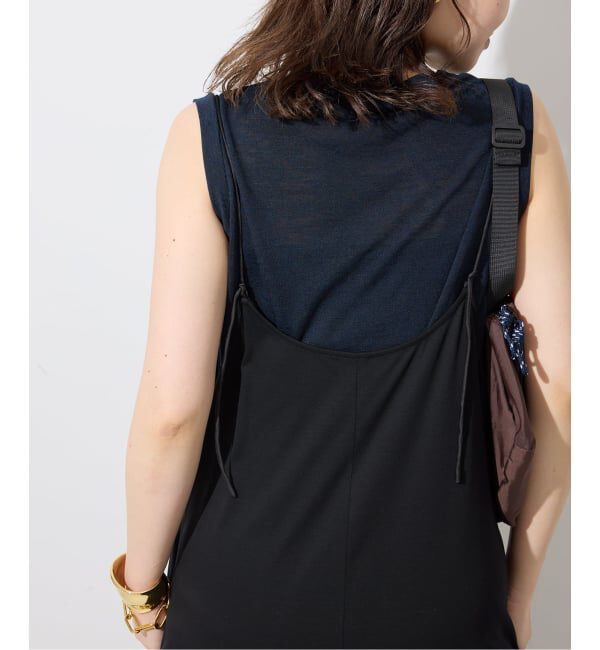 SLOBE IENA「《接触冷感》Albini キャミサロペット」|オールインワン|