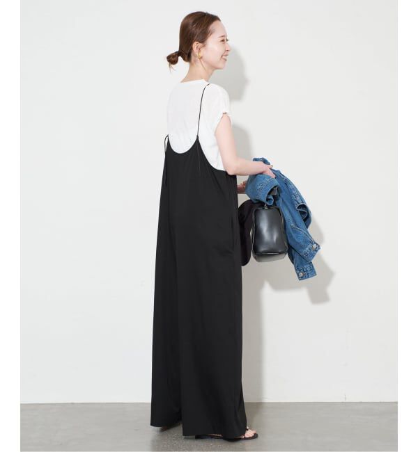 SLOBE IENA「《接触冷感》Albini キャミサロペット」|オールインワン|