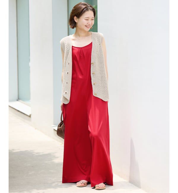 SLOBE IENA「《接触冷感》Albini キャミサロペット」|オールインワン|