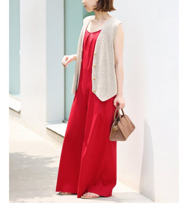 SLOBE IENA「《接触冷感》Albini キャミサロペット」|オールインワン|