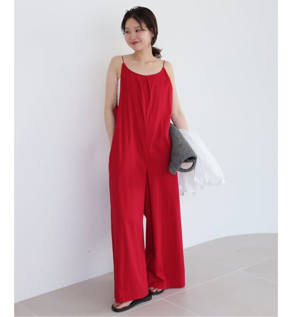 SLOBE IENA「《接触冷感》Albini キャミサロペット」|オールインワン|