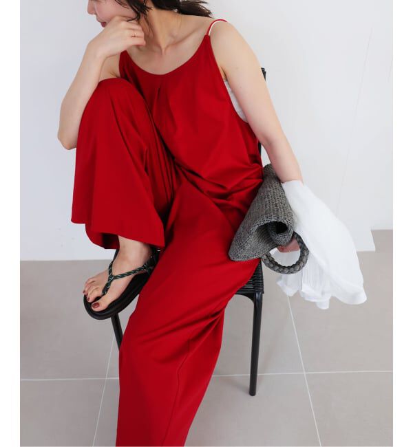 SLOBE IENA「《接触冷感》Albini キャミサロペット」|オールインワン|