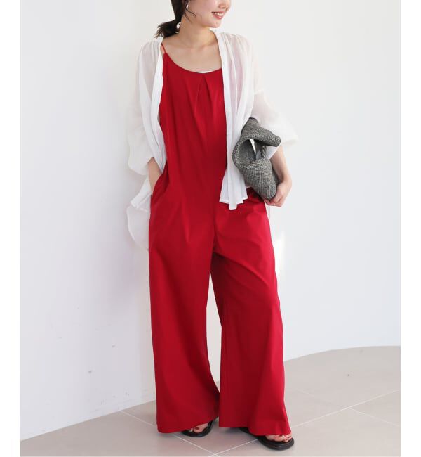 SLOBE IENA「《接触冷感》Albini キャミサロペット」|オールインワン|