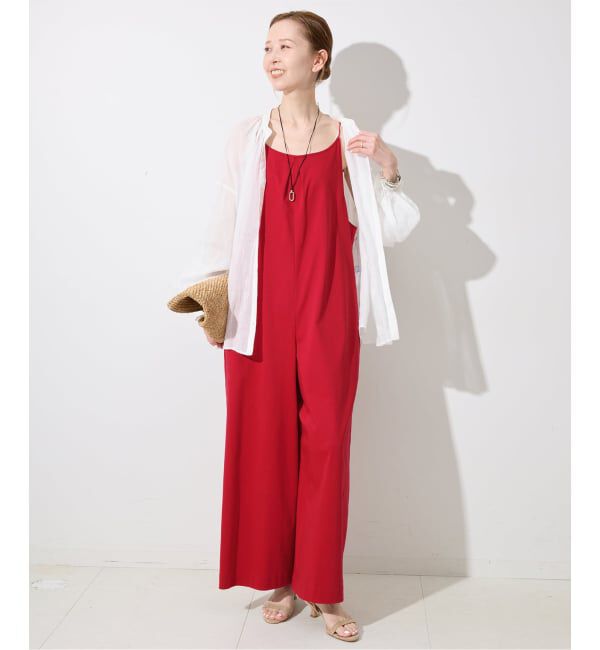 SLOBE IENA「《接触冷感》Albini キャミサロペット」|オールインワン|