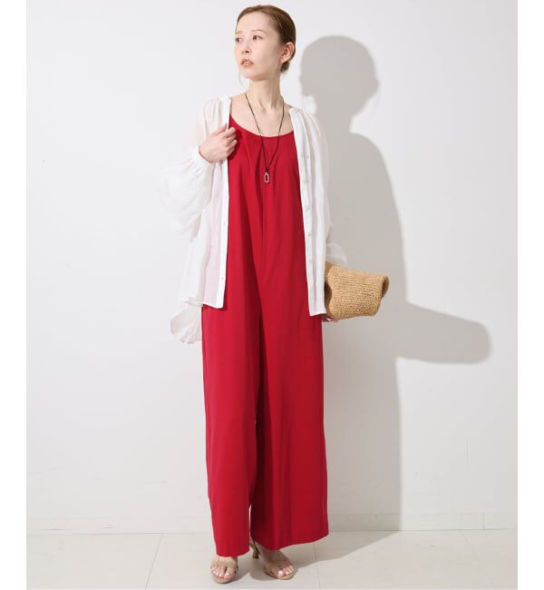 SLOBE IENA「《接触冷感》Albini キャミサロペット」|オールインワン|