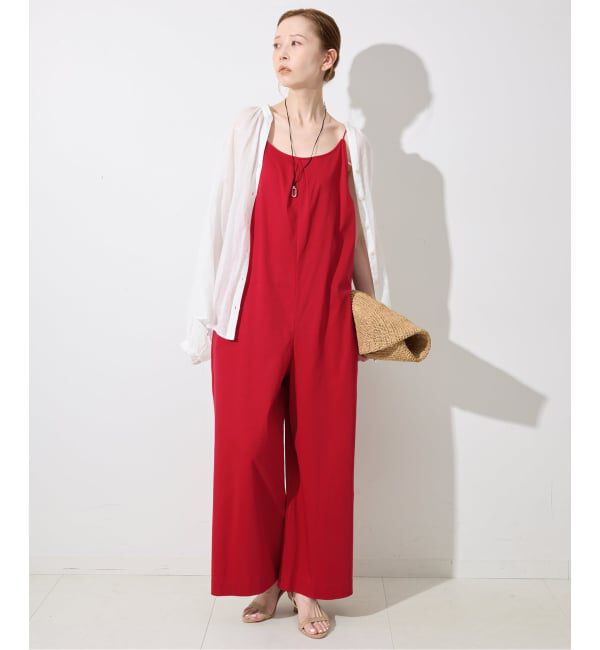 SLOBE IENA「《接触冷感》Albini キャミサロペット」|オールインワン|