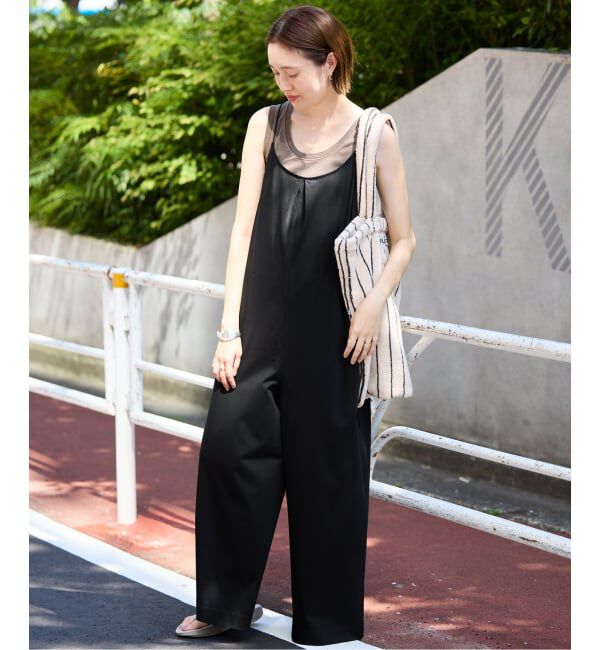 SLOBE IENA「《接触冷感》Albini キャミサロペット」|オールインワン|