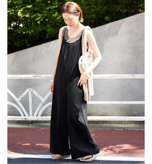 SLOBE IENA「《接触冷感》Albini キャミサロペット」|オールインワン|