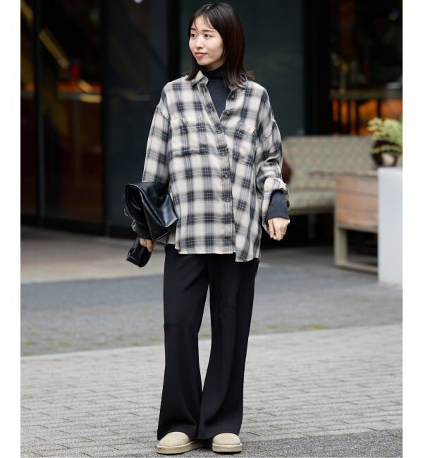 【2024AW】SLOBE IENA ビエラチェックルーズシャツ ビエラチェックルーズシャツ | スローブ イエナ(SLOBE IENA) | マルイ