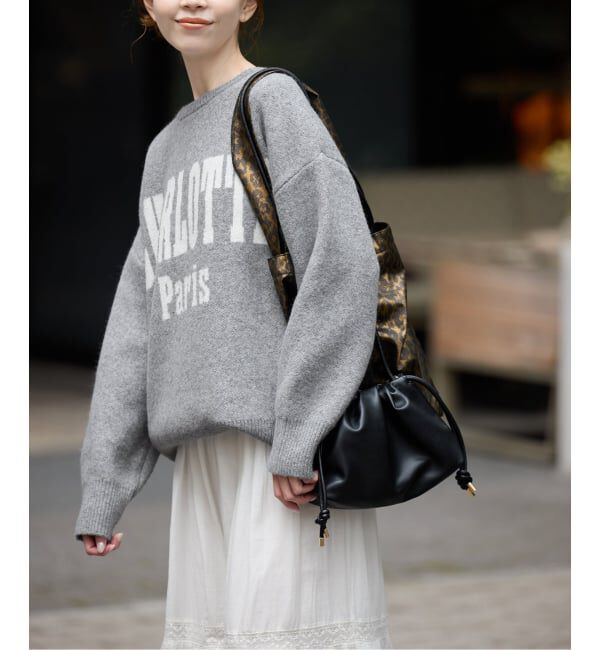 SLOBE IENA「CHARLOTTE ロゴニット」|ニット・セーター|