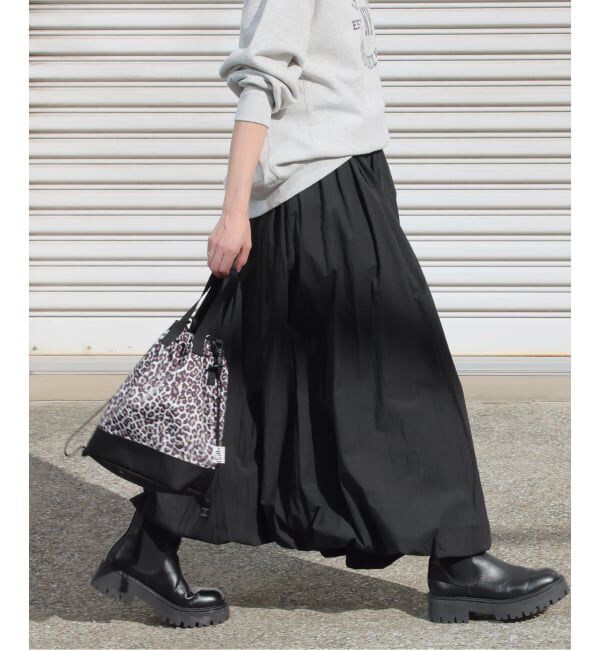 JOURNAL STANDARD relume「《追加2》ウォッシャブルバルーンイージースカート」|スカート|ブラック