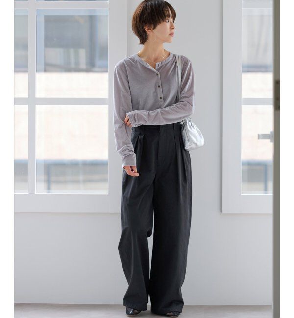 JOURNAL STANDARD relume「コットンインタックパンツ」|チノ|