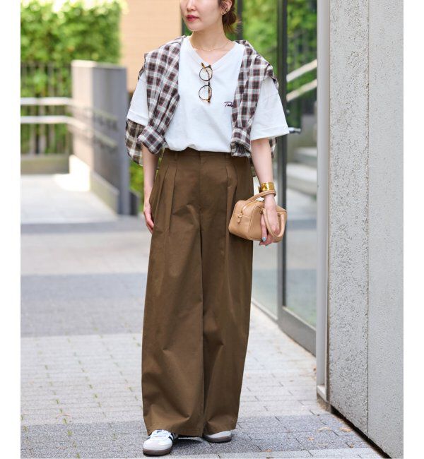 JOURNAL STANDARD relume「コットンインタックパンツ」|チノ|