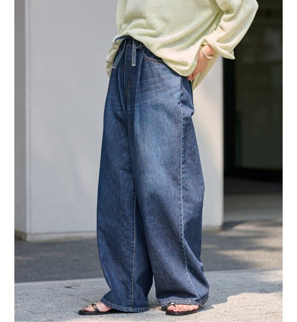 FRAMeWORK「ライトオンスデニムイージーパンツ」|デニム|