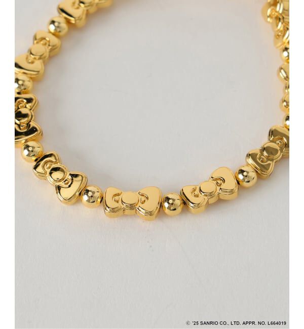 Spick and Span「《追加予約》HELLO KITTY S&S HASHIBAMI リボンビーズハンドストラップ」|その他|