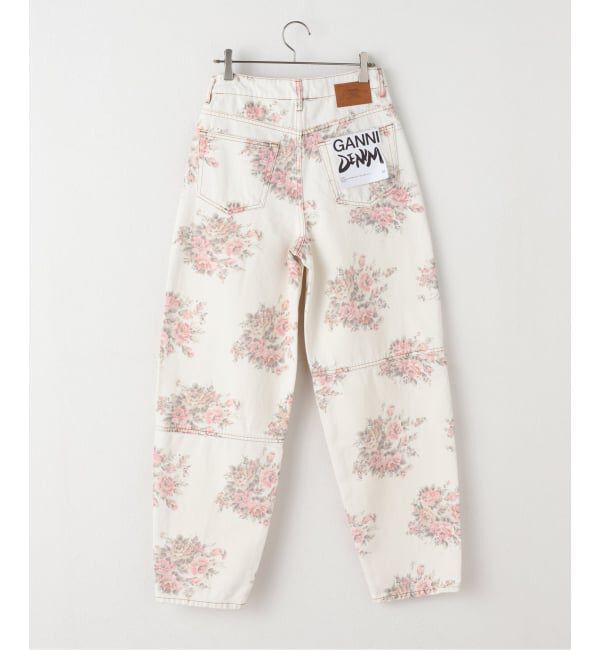 U by SPICK&SPAN「GANNI/ガニー Print Denim Stary」|スラックス|