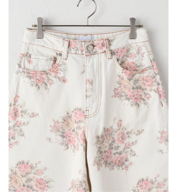 U by SPICK&SPAN「GANNI/ガニー Print Denim Stary」|スラックス|