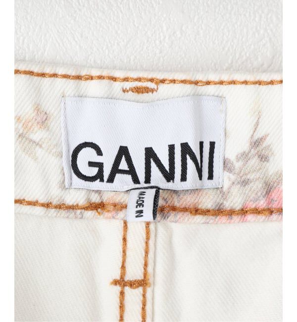 U by SPICK&SPAN「GANNI/ガニー Print Denim Stary」|スラックス|
