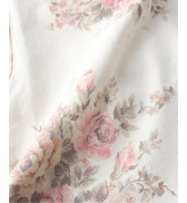 U by SPICK&SPAN「GANNI/ガニー Print Denim Stary」|スラックス|