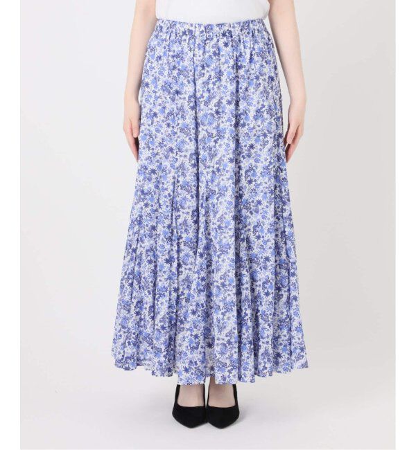  「《追加》【洗える】コットンローンマチフレアスカート」|スカート|