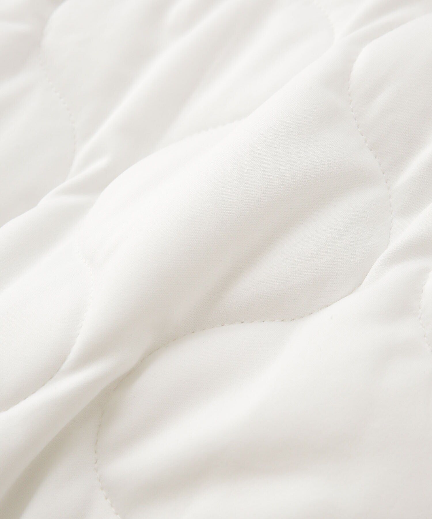 nano･universe「ZIP UP スタンドキルトブルゾン/オーバーサイズ」|ブルゾン・スタジャン|