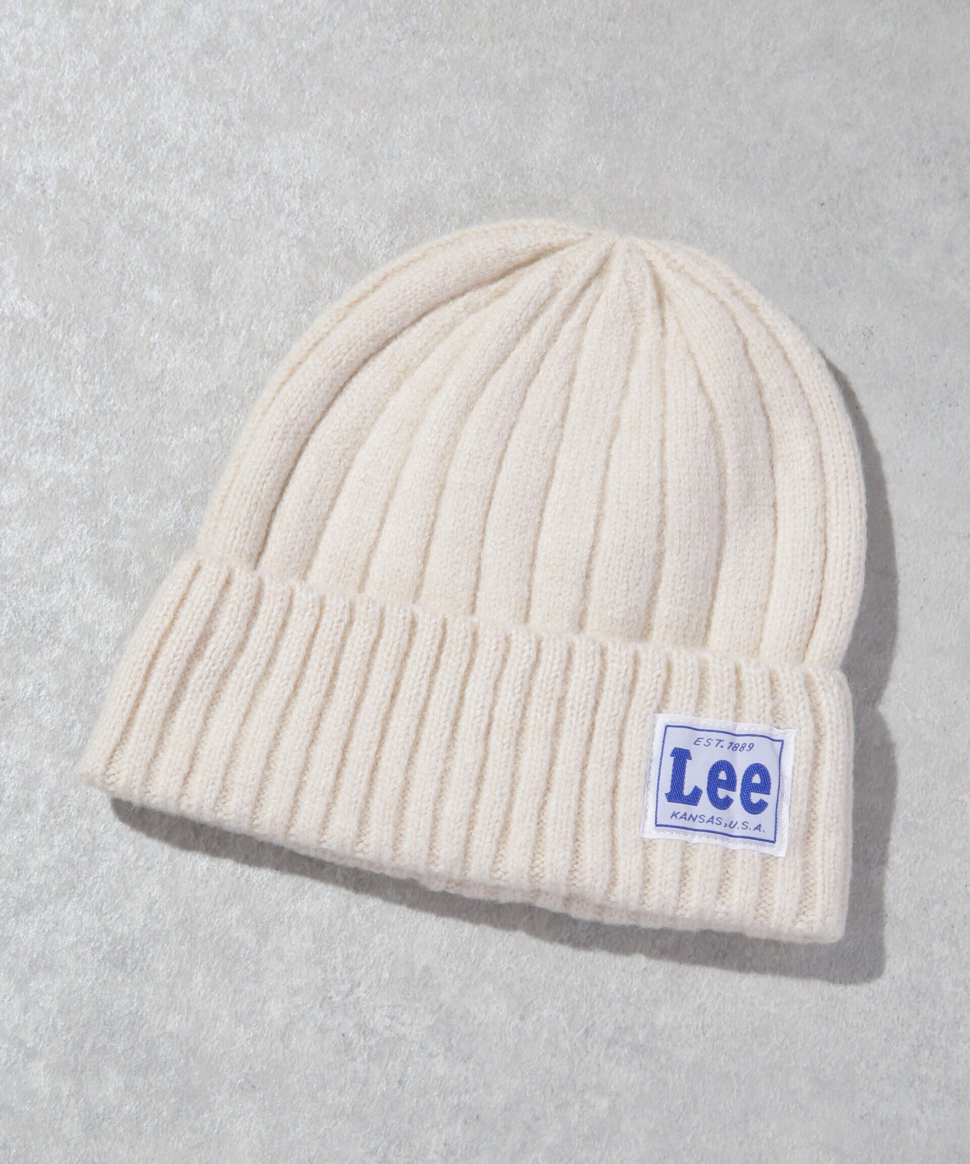 nano･universe「LEE/LE WATCH WOOLY YARN」|キャップ・キャスケット|ホワイト