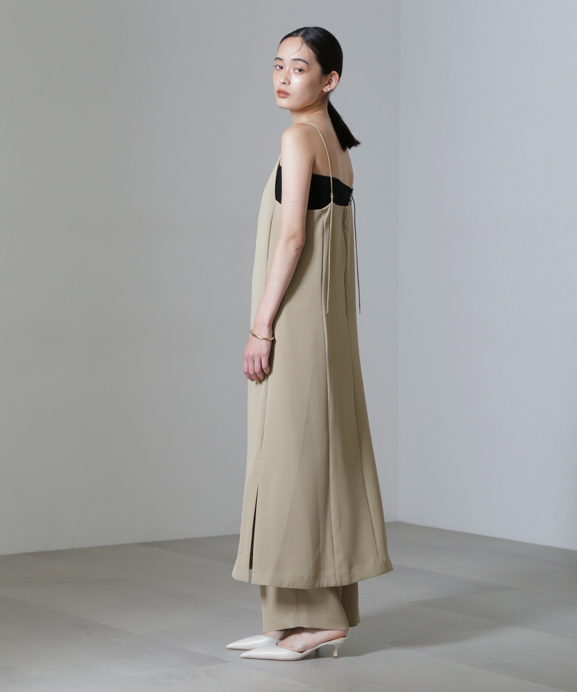 nano･universe「スクエアネックキャミワンピース(セットアップ可)」|ワンピース|