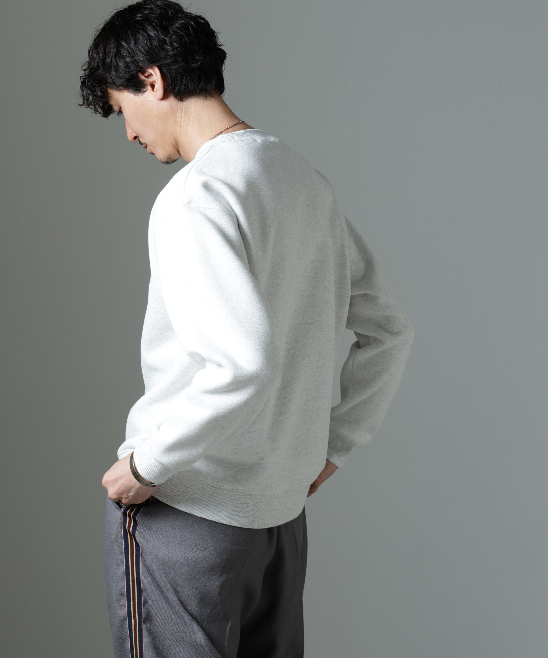 nano･universe「ナノベア 裏起毛スウェット 長袖 2」|Tシャツ・カットソー|