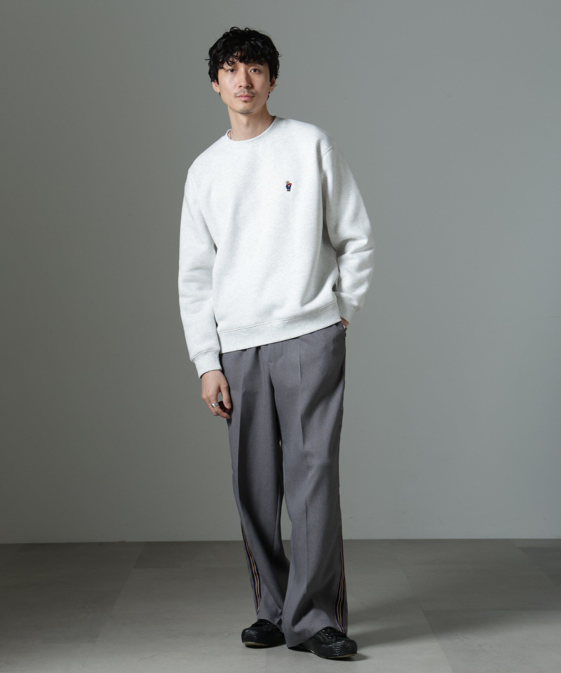 nano･universe「ナノベア 裏起毛スウェット 長袖 2」|Tシャツ・カットソー|