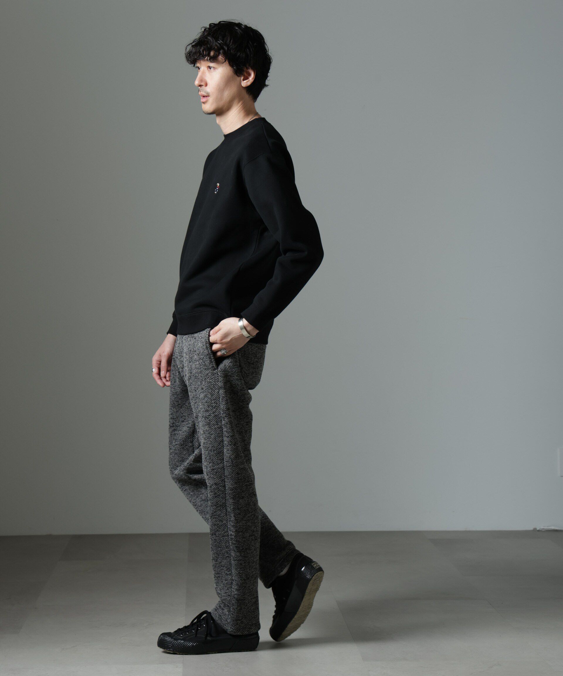 nano･universe「ナノベア 裏起毛スウェット 長袖 2」|Tシャツ・カットソー|