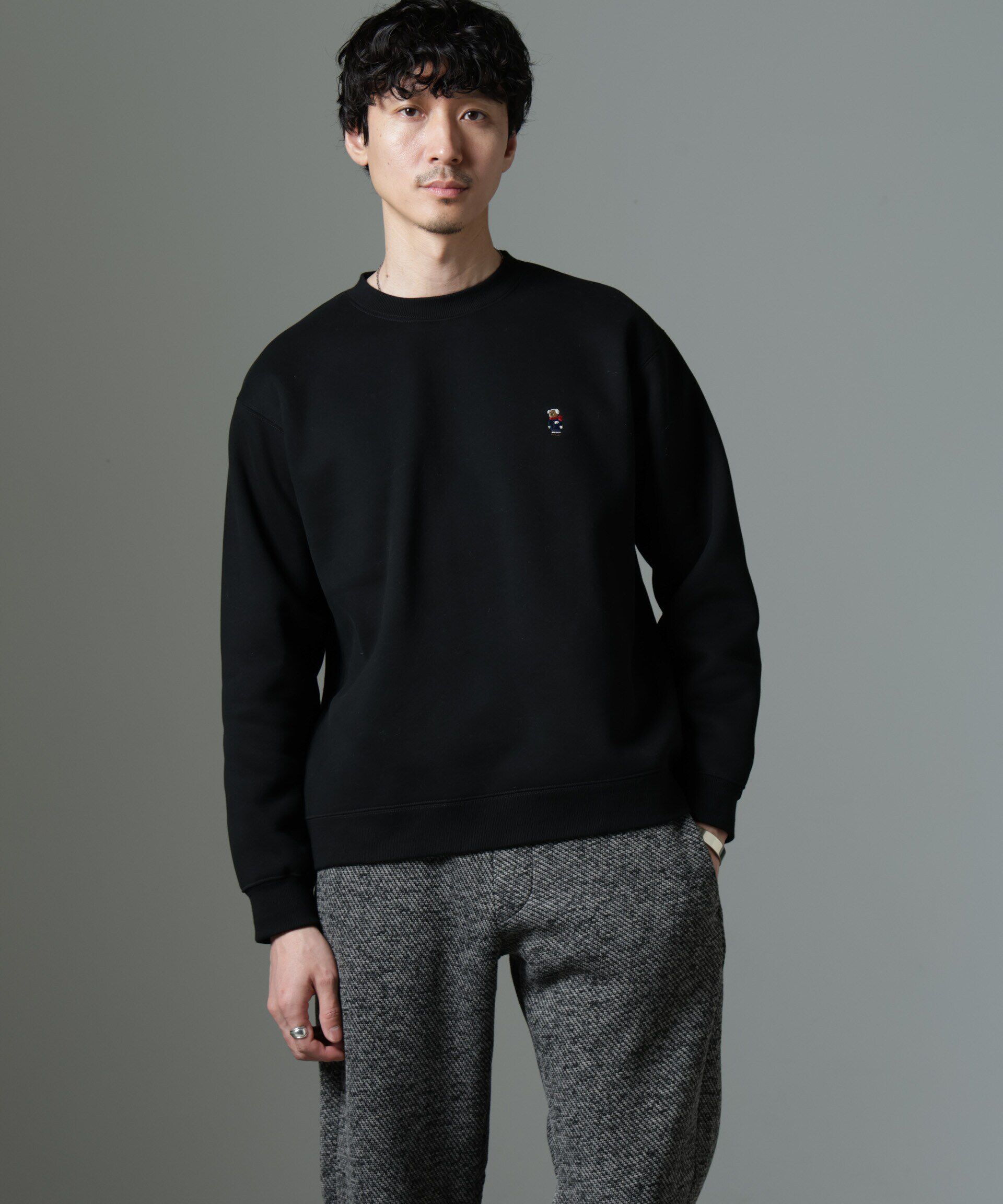 nano･universe「ナノベア 裏起毛スウェット 長袖 2」|Tシャツ・カットソー|