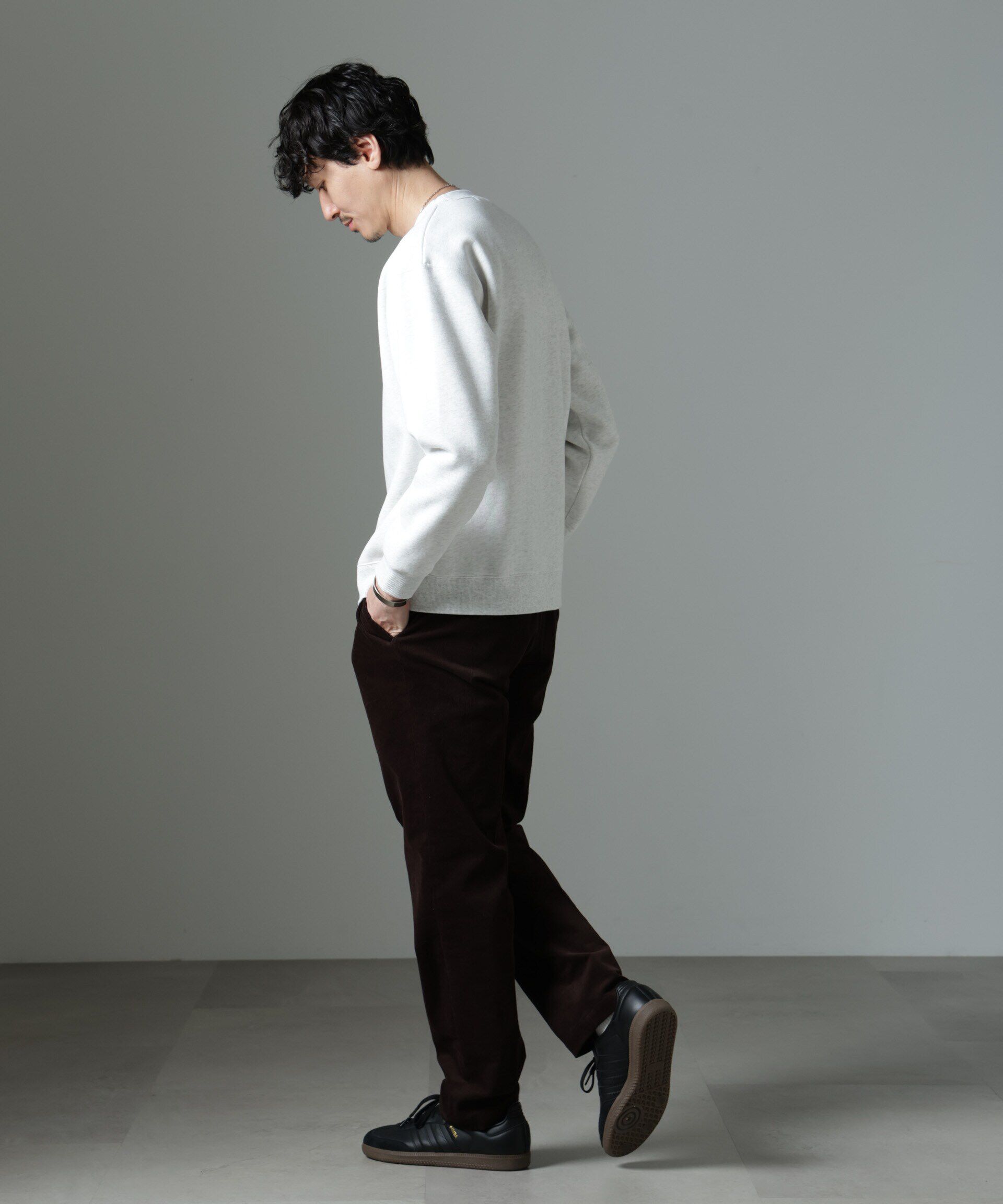 nano･universe「ナノベア 裏起毛スウェット 長袖 2」|Tシャツ・カットソー|