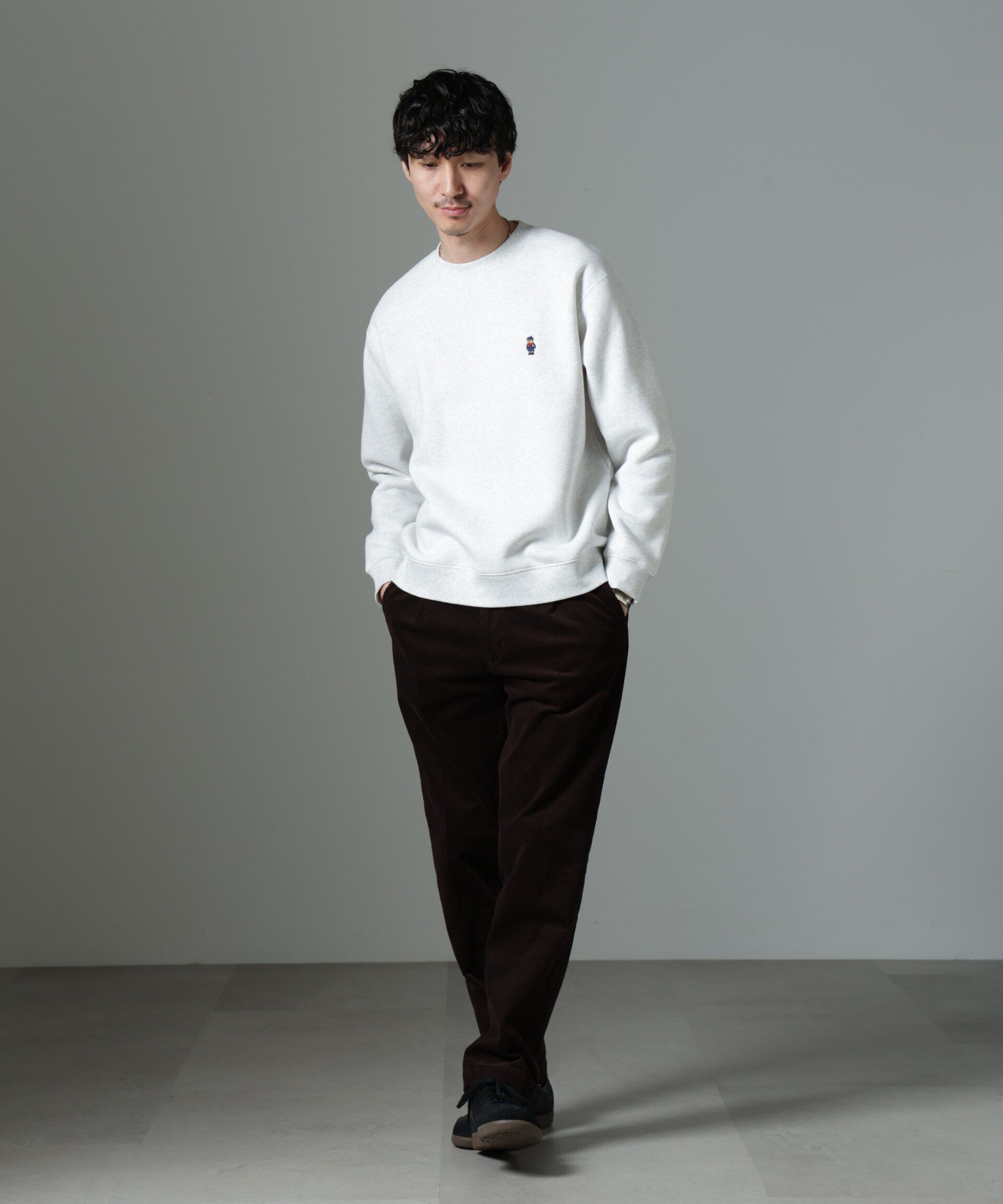 nano･universe「ナノベア 裏起毛スウェット 長袖 2」|Tシャツ・カットソー|