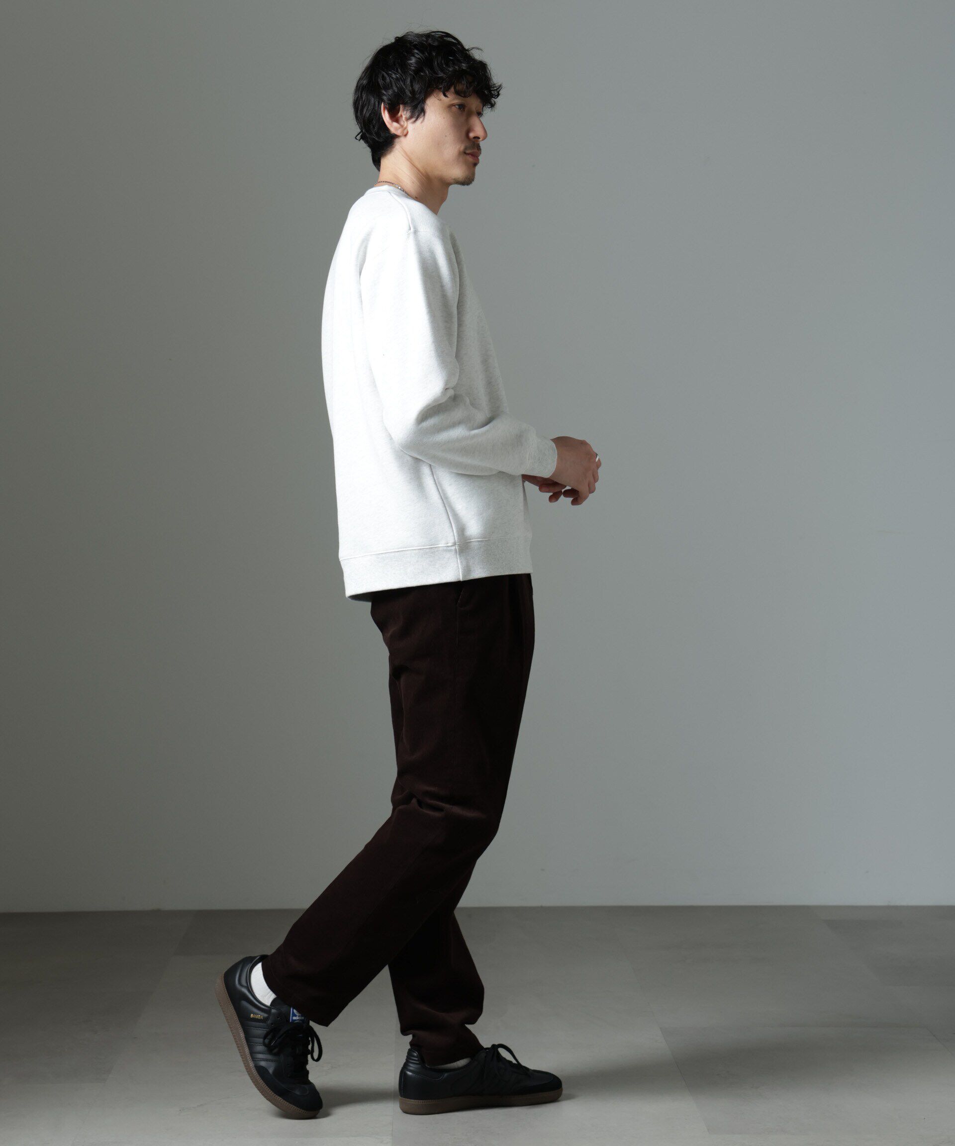 nano･universe「ナノベア 裏起毛スウェット 長袖 2」|Tシャツ・カットソー|