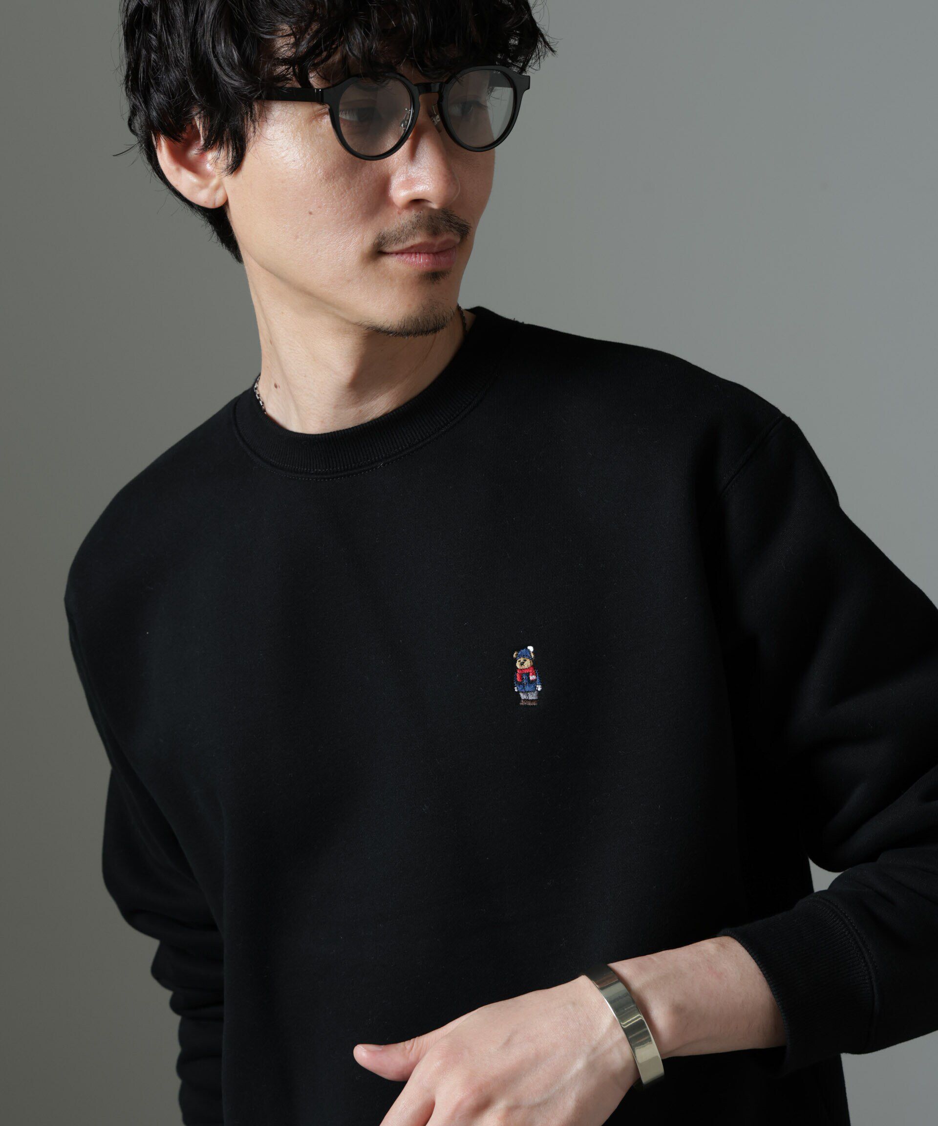 nano･universe「ナノベア 裏起毛スウェット 長袖 2」|Tシャツ・カットソー|