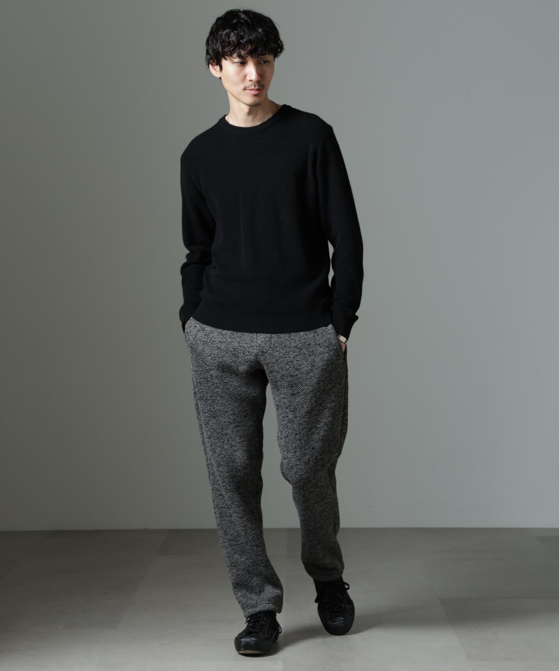 nano･universe「アンゴラミックス畔ニット」|ニット・セーター|