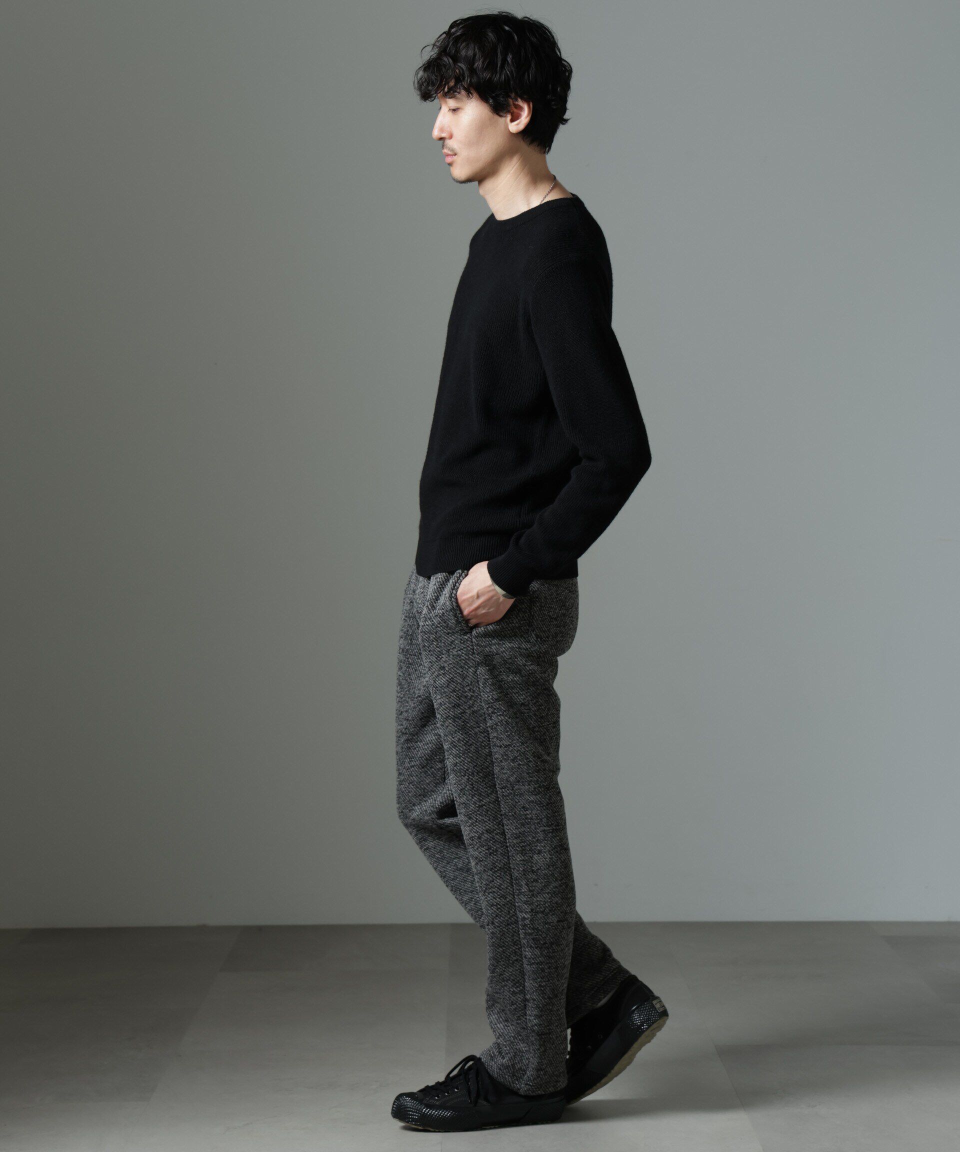 nano･universe「アンゴラミックス畔ニット」|ニット・セーター|