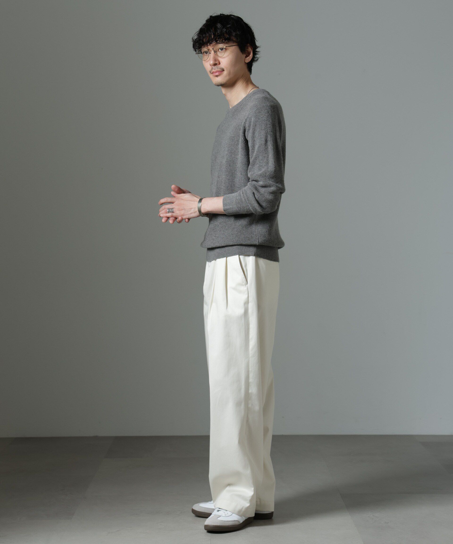 nano･universe「アンゴラミックス畔ニット」|ニット・セーター|