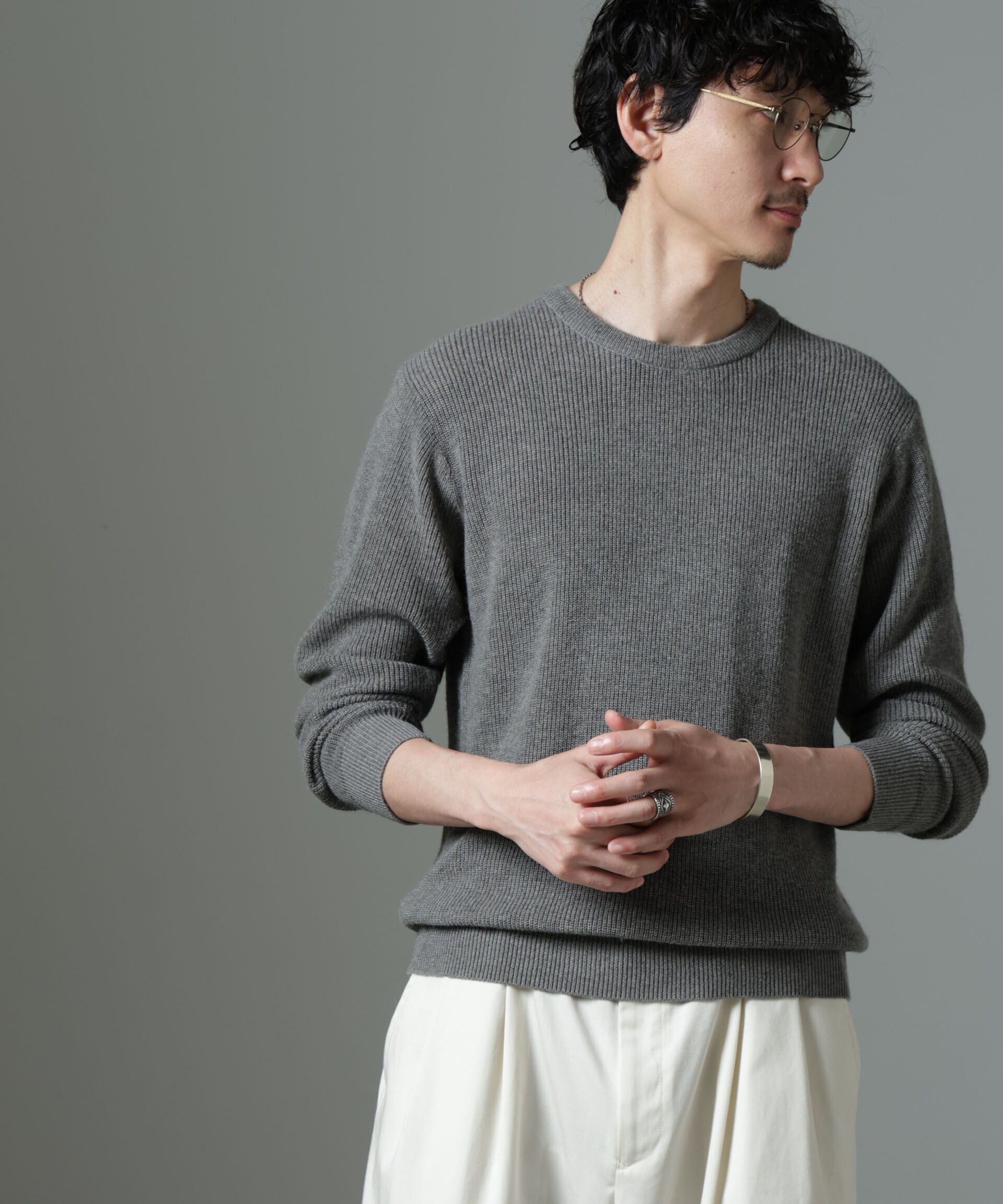 nano･universe「アンゴラミックス畔ニット」|ニット・セーター|