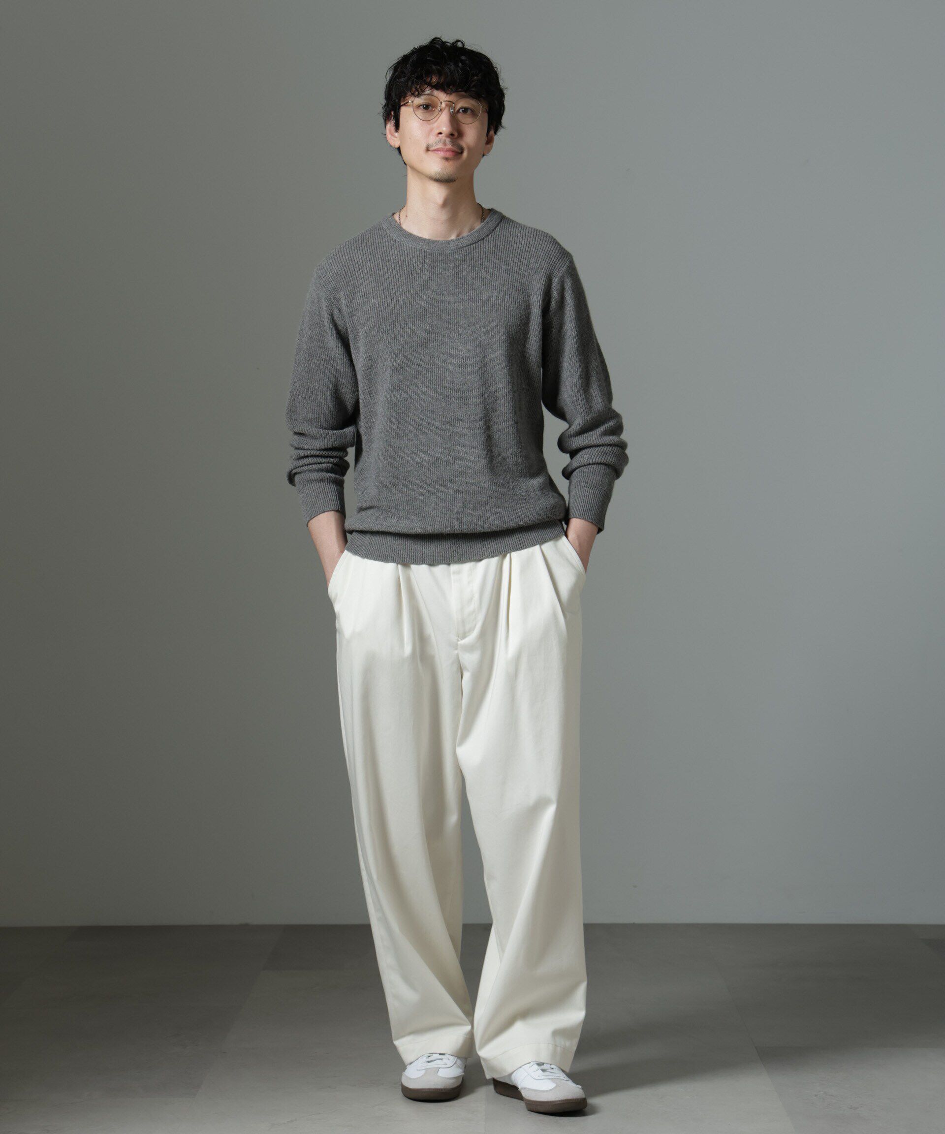 nano･universe「アンゴラミックス畔ニット」|ニット・セーター|