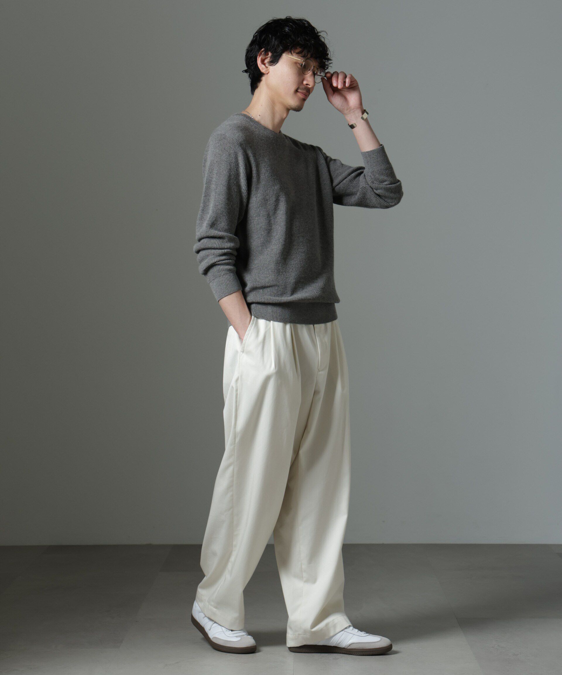 nano･universe「アンゴラミックス畔ニット」|ニット・セーター|