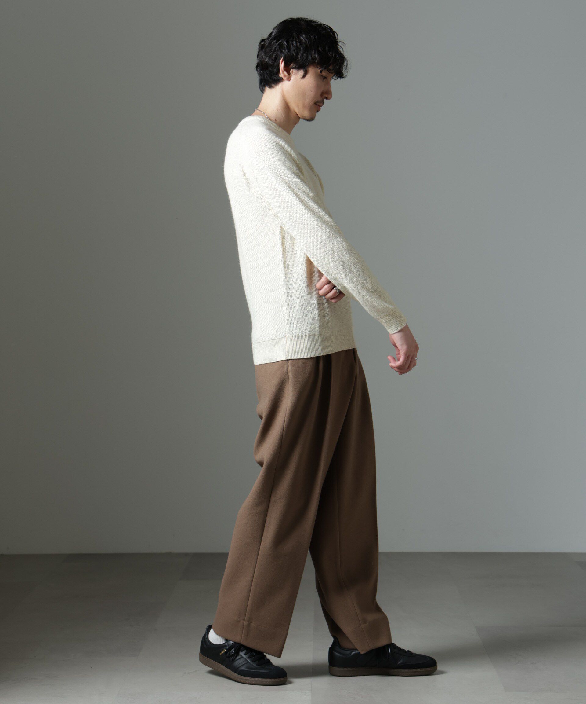 nano･universe「アンゴラミックス畔ニット」|ニット・セーター|