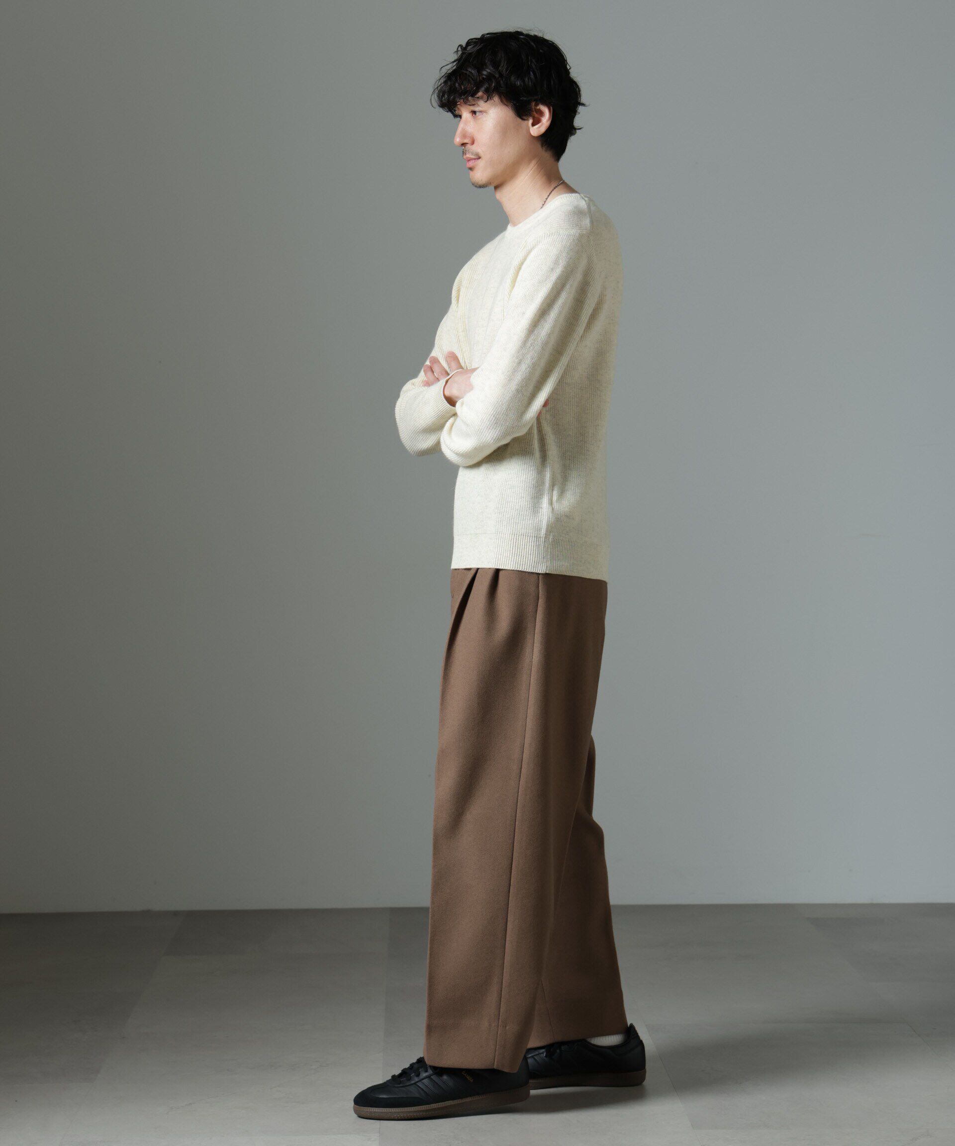 nano･universe「アンゴラミックス畔ニット」|ニット・セーター|